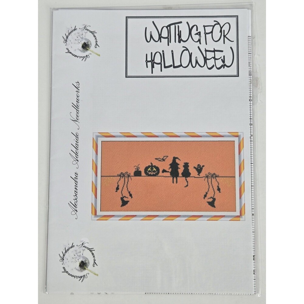 Alessandra Adelaide Waiting for Halloween Cross Stitch Pattern AAN-168